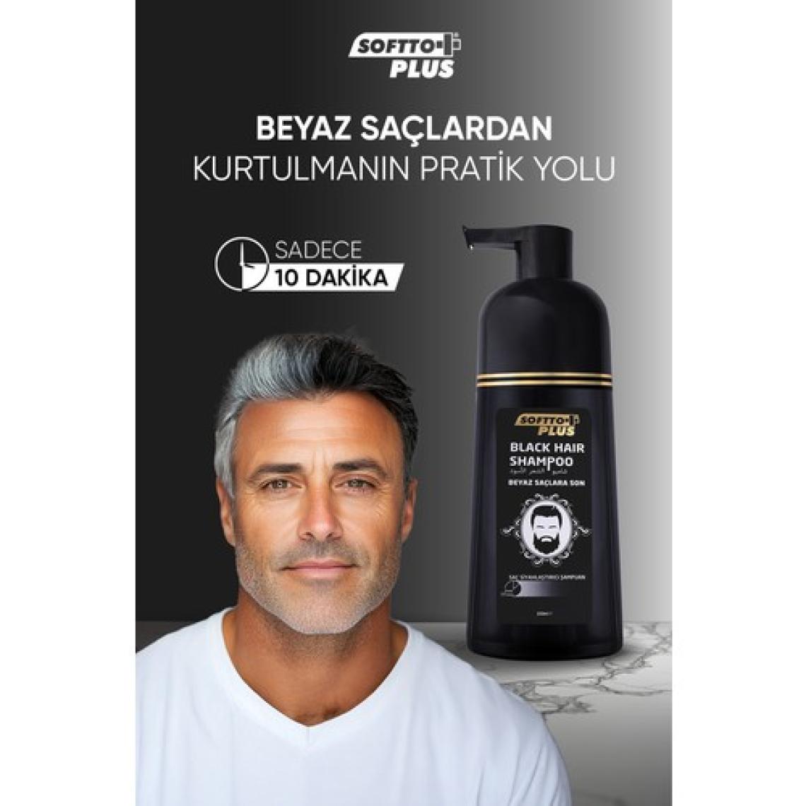 Softto Plus Saç Siyahlaştırıcı Şampuan 350 ml