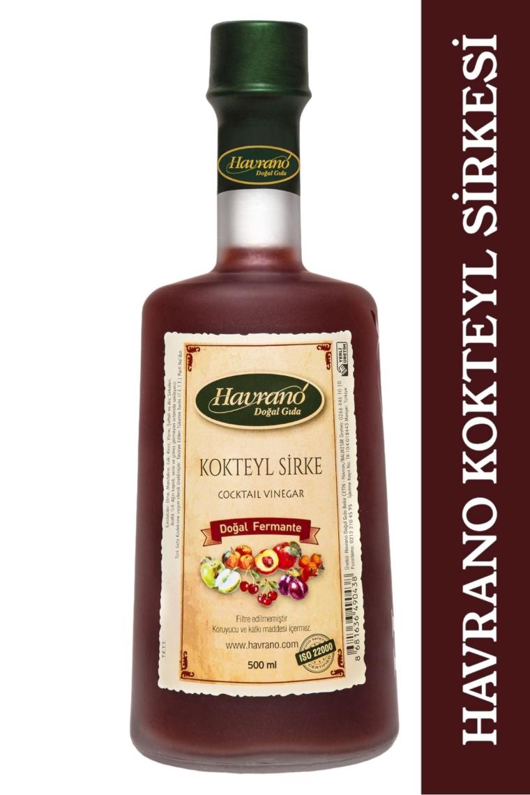 %100 Doğal Fermente Kokteyl Sirkesi 500 Ml
