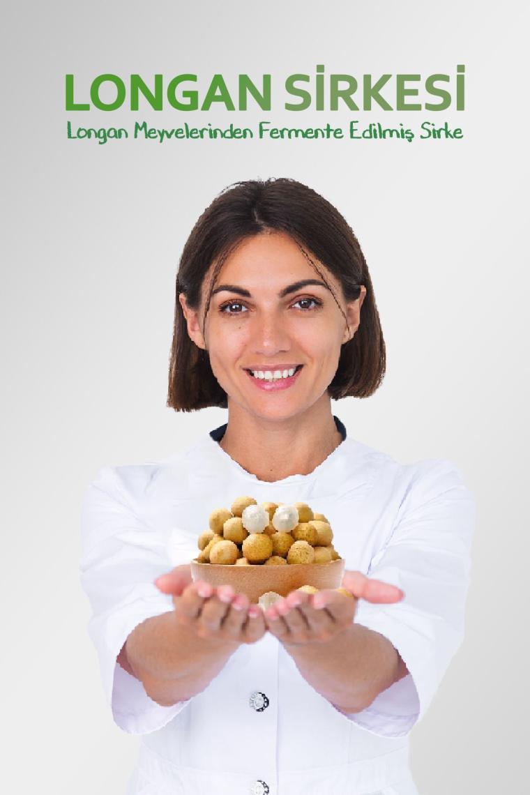 Ödem Atmaya Yardımcı Doğal Longan Meyvesi Detox Sirkesi 250ml