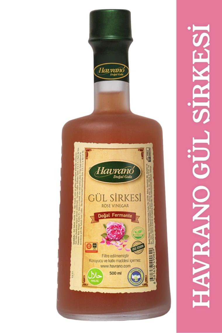 Havrano Doğal Fermente Gül Sirkesi 500 ml