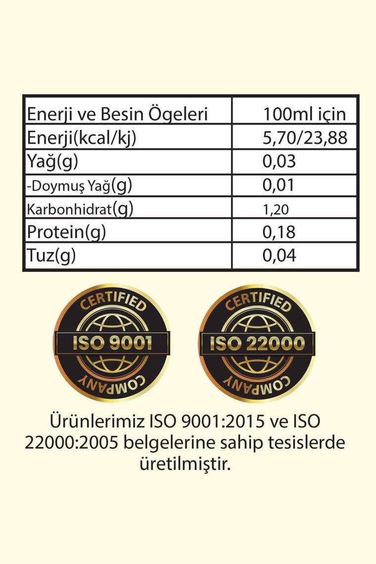 Gilaburu Sirkesi 500 ml Doğal Fermante Içilebilir Katkısız Cam Şişe Viburnum Opulus (GU-969510)