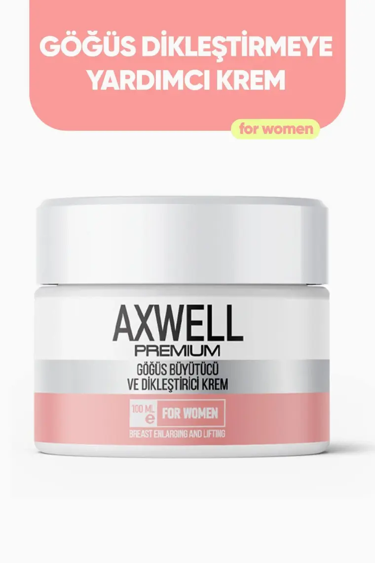 Axwell Premium Göğüs Sıkılaştırıcı ve Toparlamaya Yardımcı Göğüs Bakım Kremi 100ml