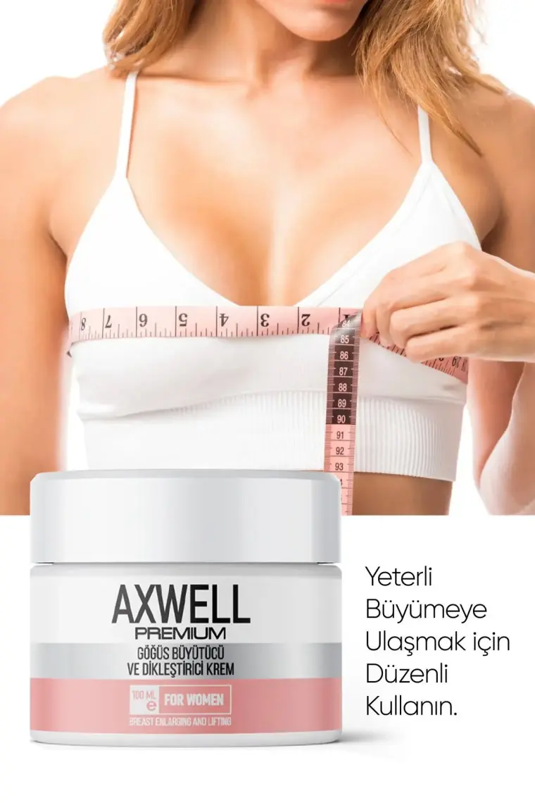 Axwell Premium Göğüs Sıkılaştırıcı ve Toparlamaya Yardımcı Göğüs Bakım Kremi 100ml