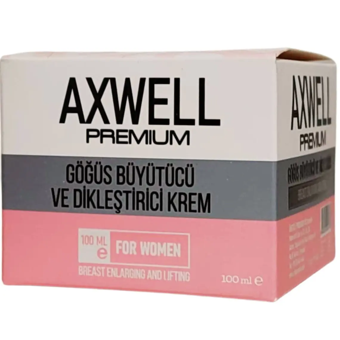Axwell Premium Göğüs Sıkılaştırıcı ve Toparlamaya Yardımcı Göğüs Bakım Kremi 100ml