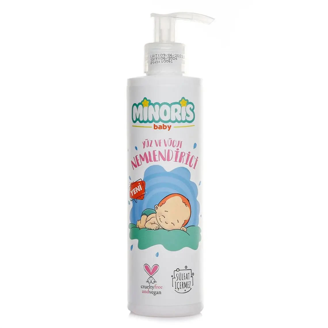 Minoris Baby Organik El Yüz ve Vücut Nemlendirici 200 ml