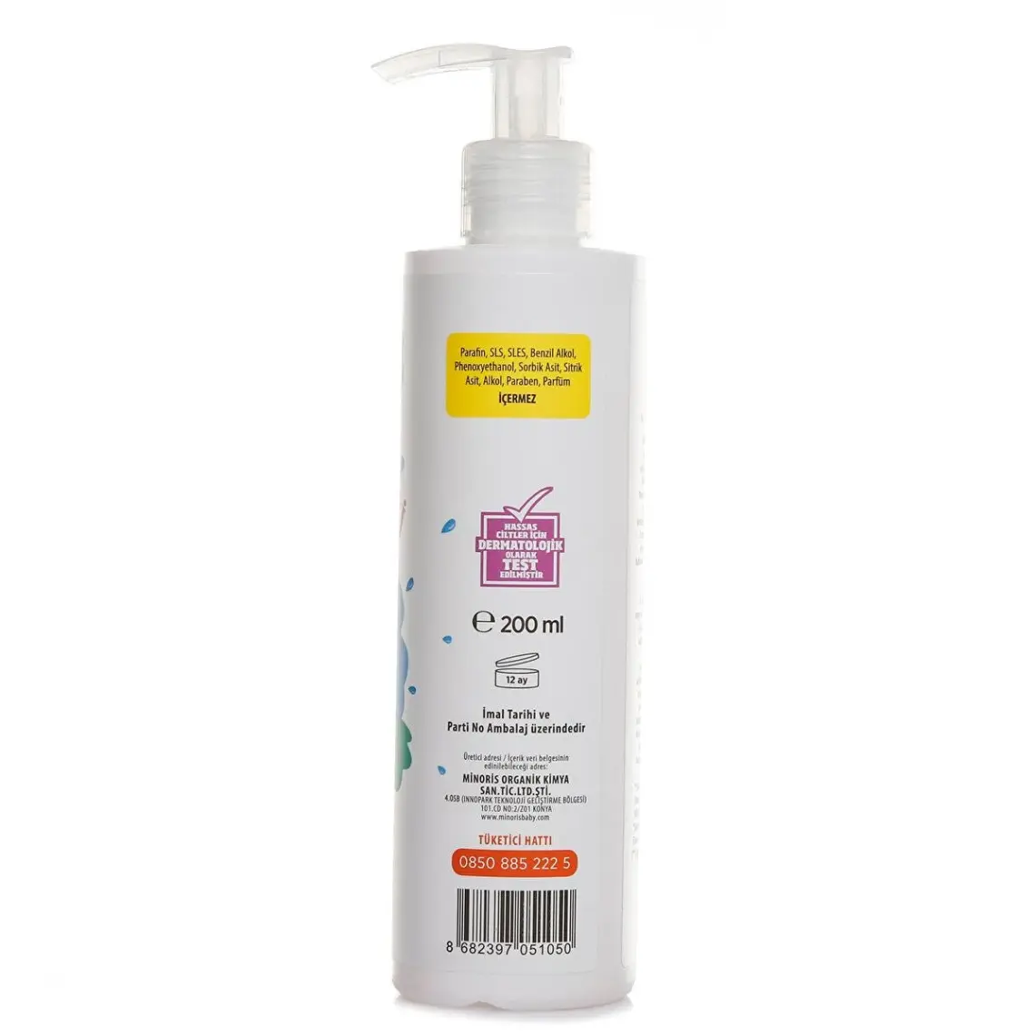 Minoris Baby Organik El Yüz ve Vücut Nemlendirici 200 ml