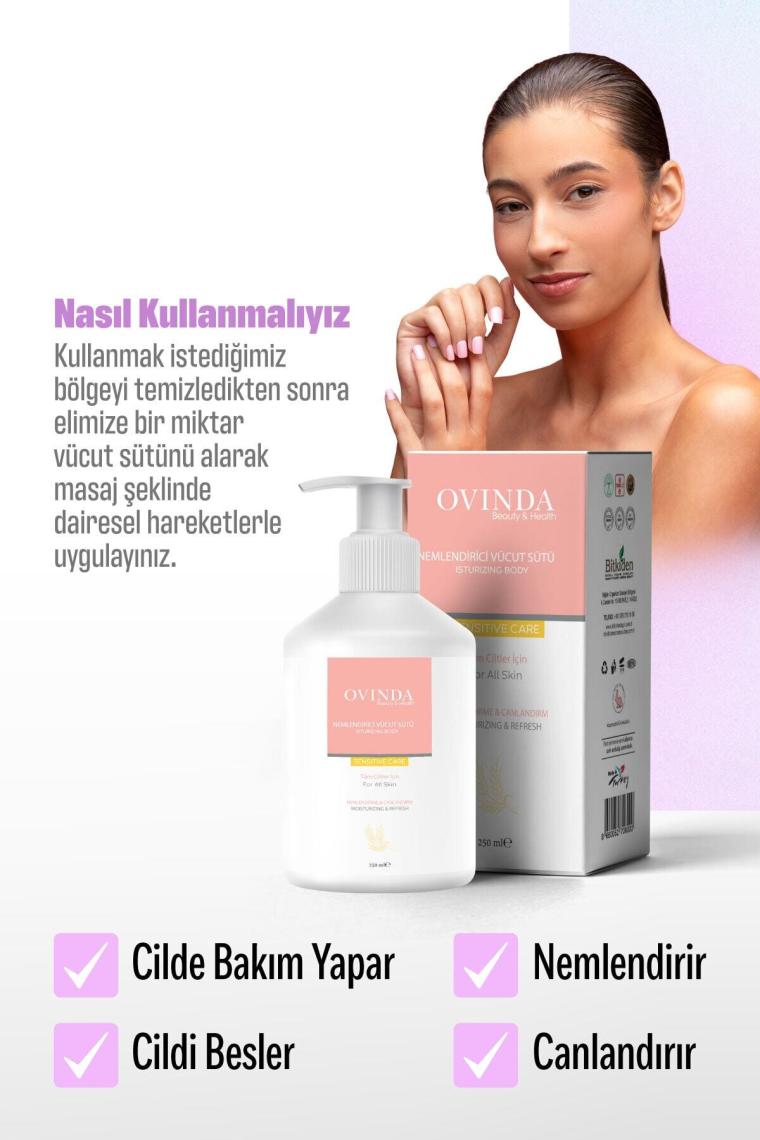 Vücut Sütü Nemlendirici & Canlandırıcı 250 ml Tüm Ciltler Için