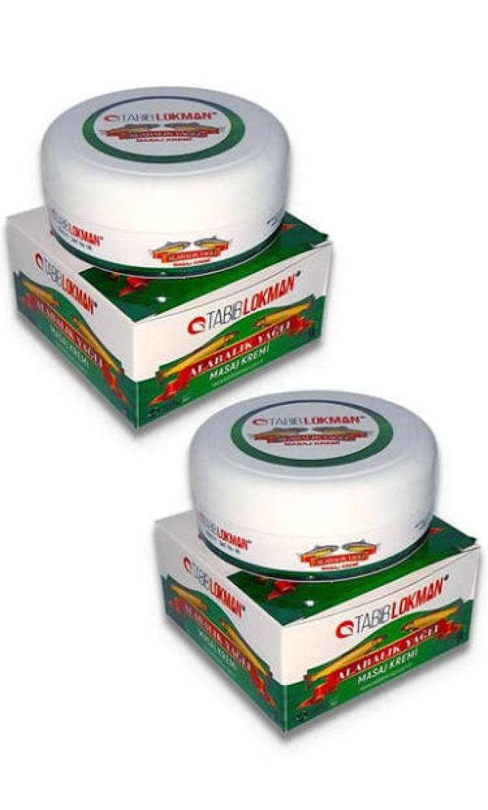 Tabib Lokman Alabalık Yağı Özlü Bitkisel Masaj Kremi 2 x 65 gr
