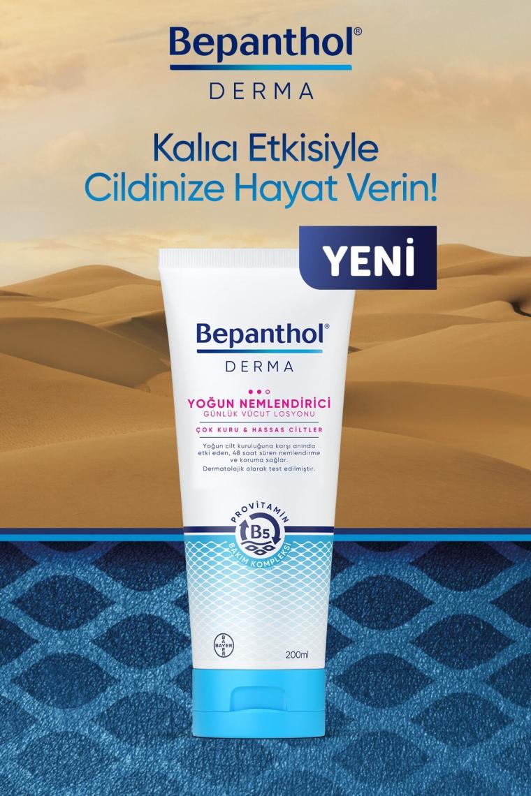 Bepanthol Derma Yoğun Nemlendirici Günlük Vücut Losyonu 200 ml