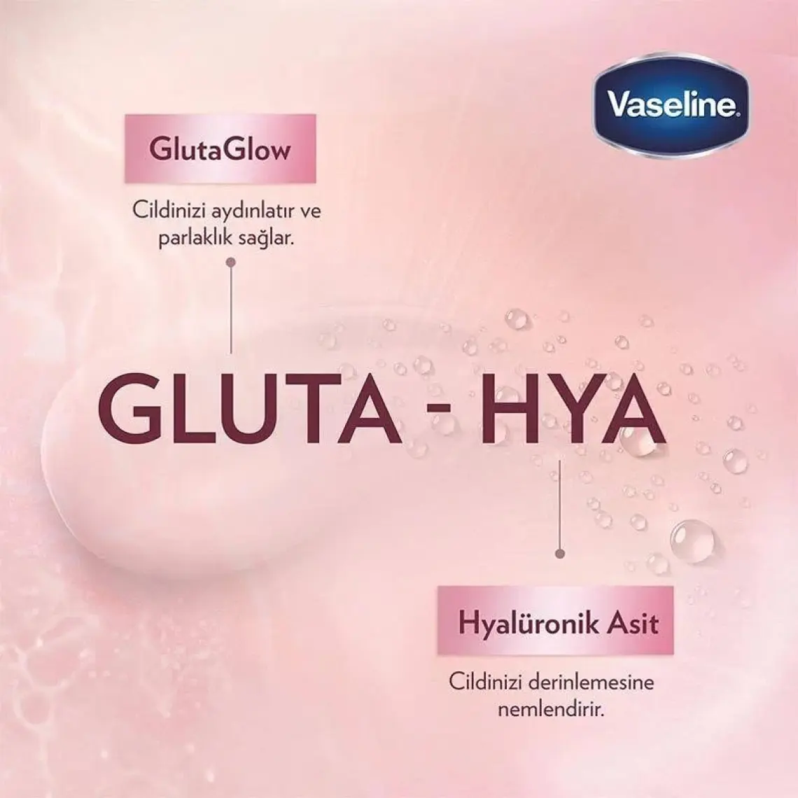 Vaseline Gluta Hya Serum Etkili Losyon Canlandırıcı Parlaklık 200 ml