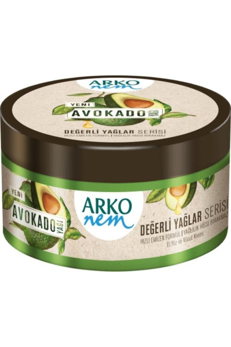 Arko Nem Değerli Yağlar Avokado Yağı 250 ml Nemlendirici Krem