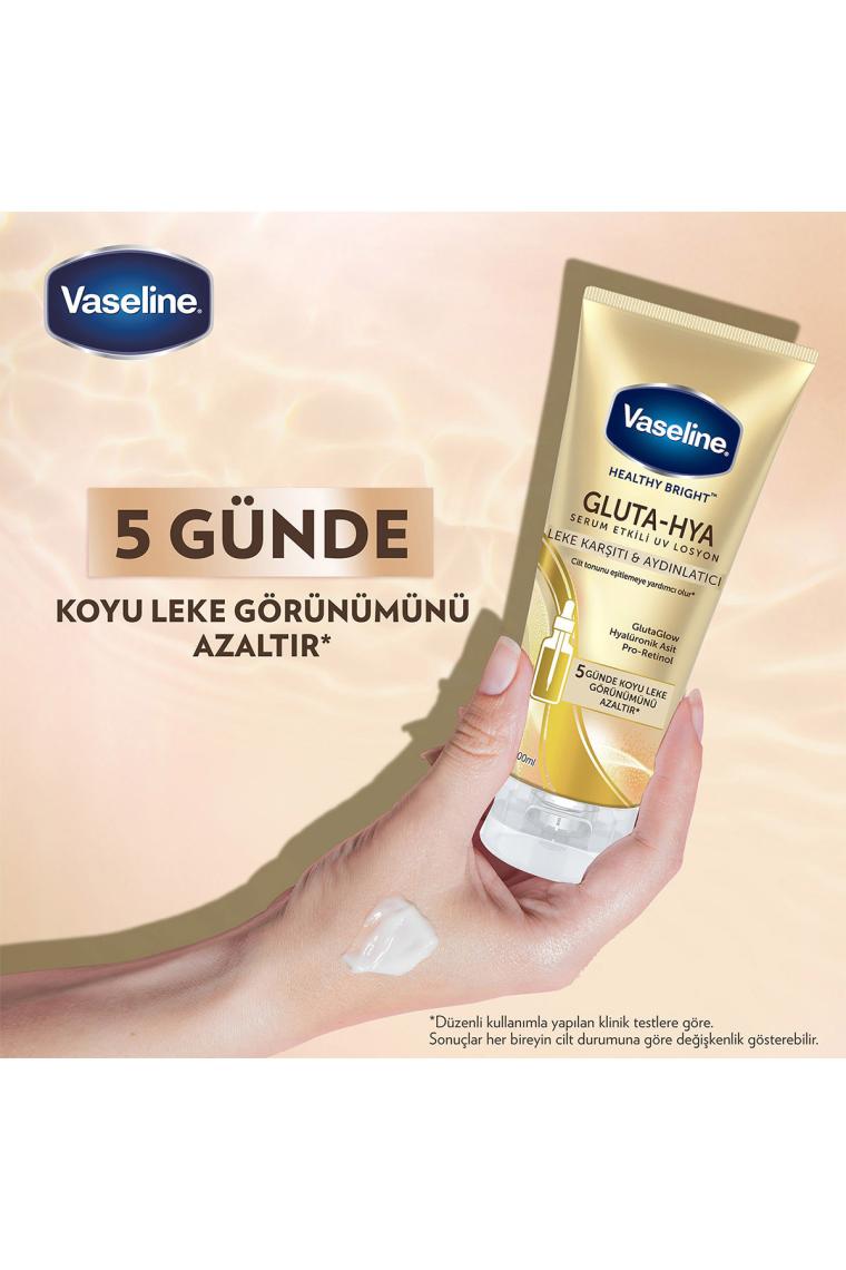 Vaseline Gluta Hya Serum Etkili Losyon 200 ml + Vaseline Gluta Hya Serum Etkili UV Losyon 200 ml