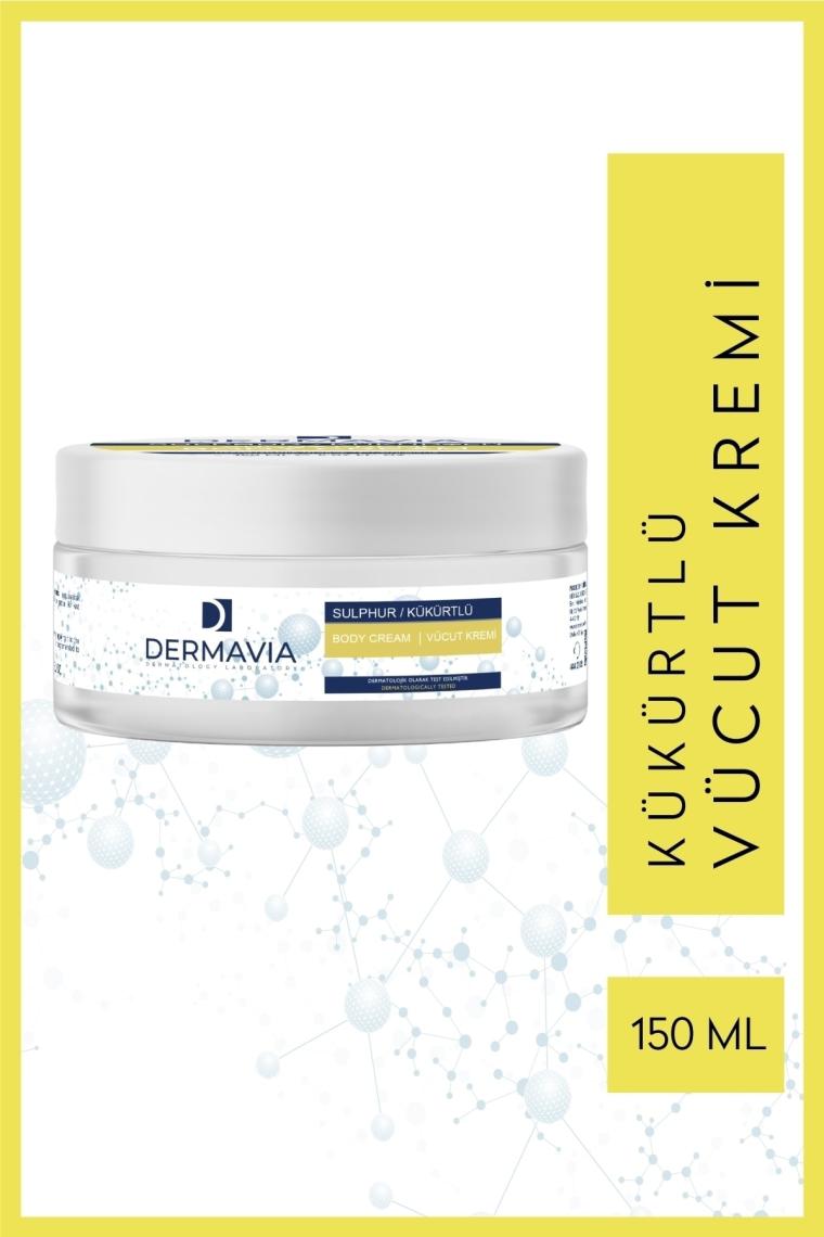 Kükürtlü Vücut Kremi 150 ml Lekeli Cilt Uyuz, Akne & Egzamaya Karşı Krem Sebum Dengeleyici