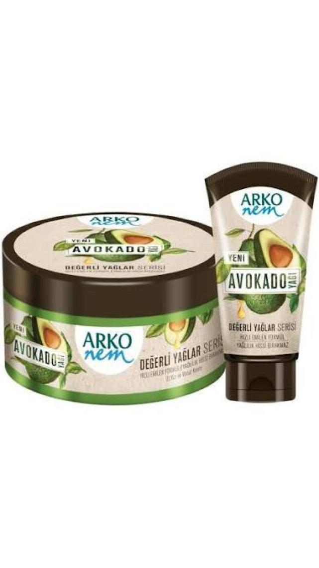 Arko Nem Değerli Yağlar Avokado Yağlı Nemlendirici Krem 250 ml & 60 ml