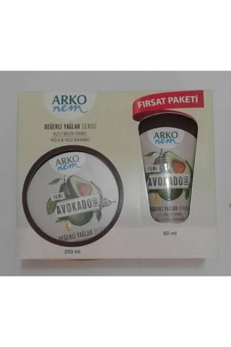 Arko Nem Değerli Yağlar Avokado Yağlı Nemlendirici Krem 250 ml & 60 ml
