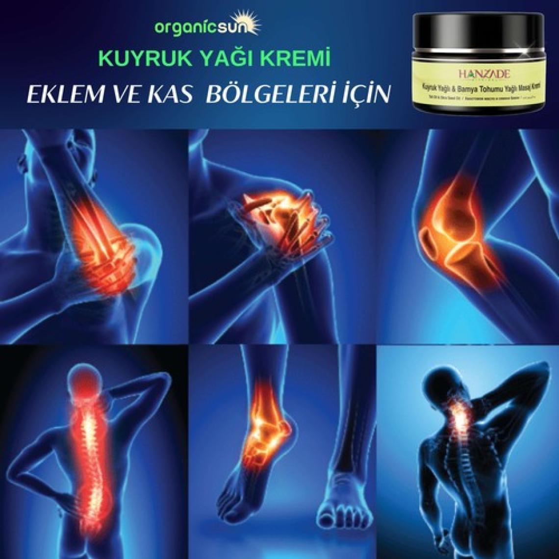 Hanzade Bitkisel Kuyruk Yağlı & Bamya Tohumu Yağı Masaj Kremi 100 Ml