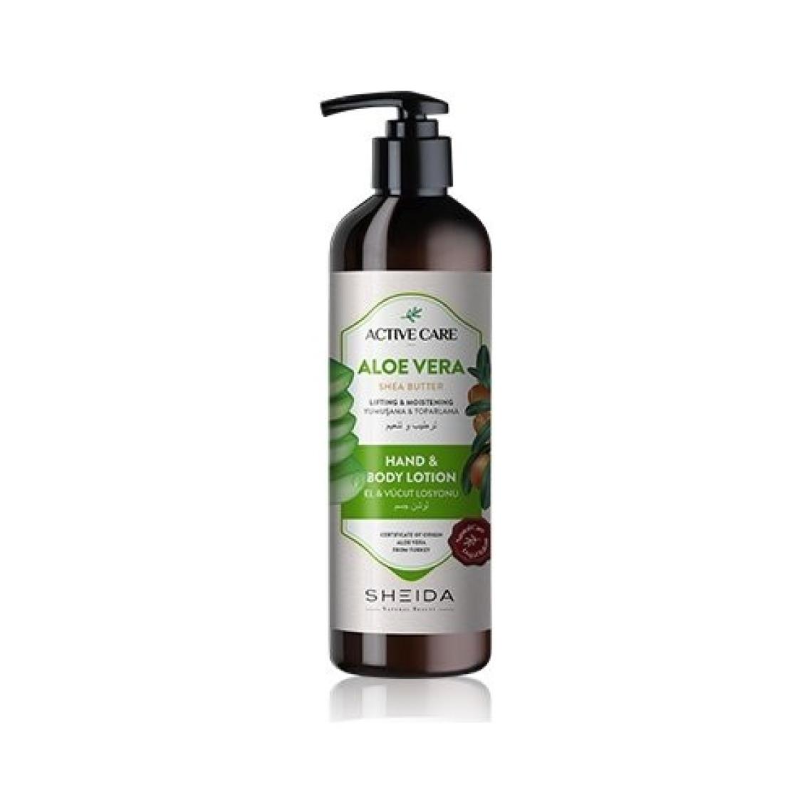 Sheida Active Care Sheida Rahatlatıcı & Nemlendirici El ve Vücut Losyonu (Aloe Vera & Tatlı Badem Yağı)