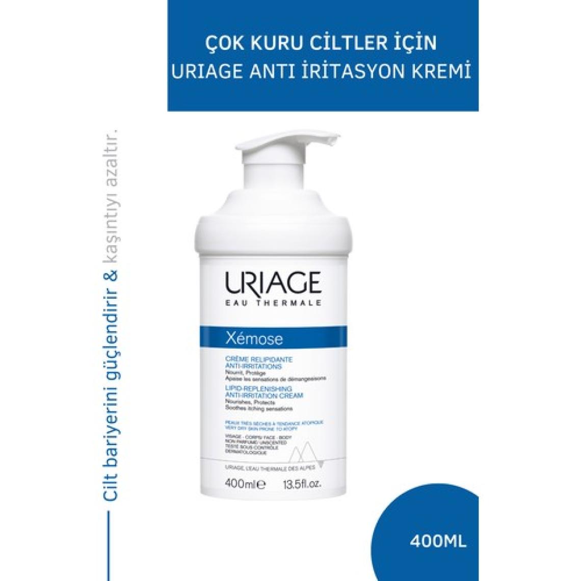 Uriage Xemose Lipid-Replenishing Anti-Irritation Cream 400 ml Vücut Nemlendirici