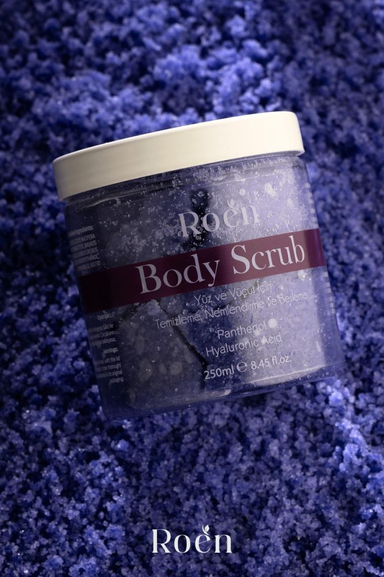 Roen Vücut Peelingi, Body Scrub ,besleyici, Arındırıcı, Yenileyici Ve Yoğun Nemlendirici Scrub 250ml