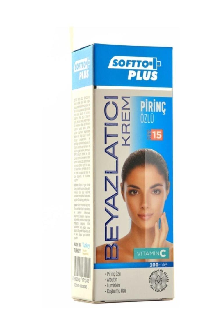 Softto Plus Pirinç Özlü Beyazlaştırıcı Krem