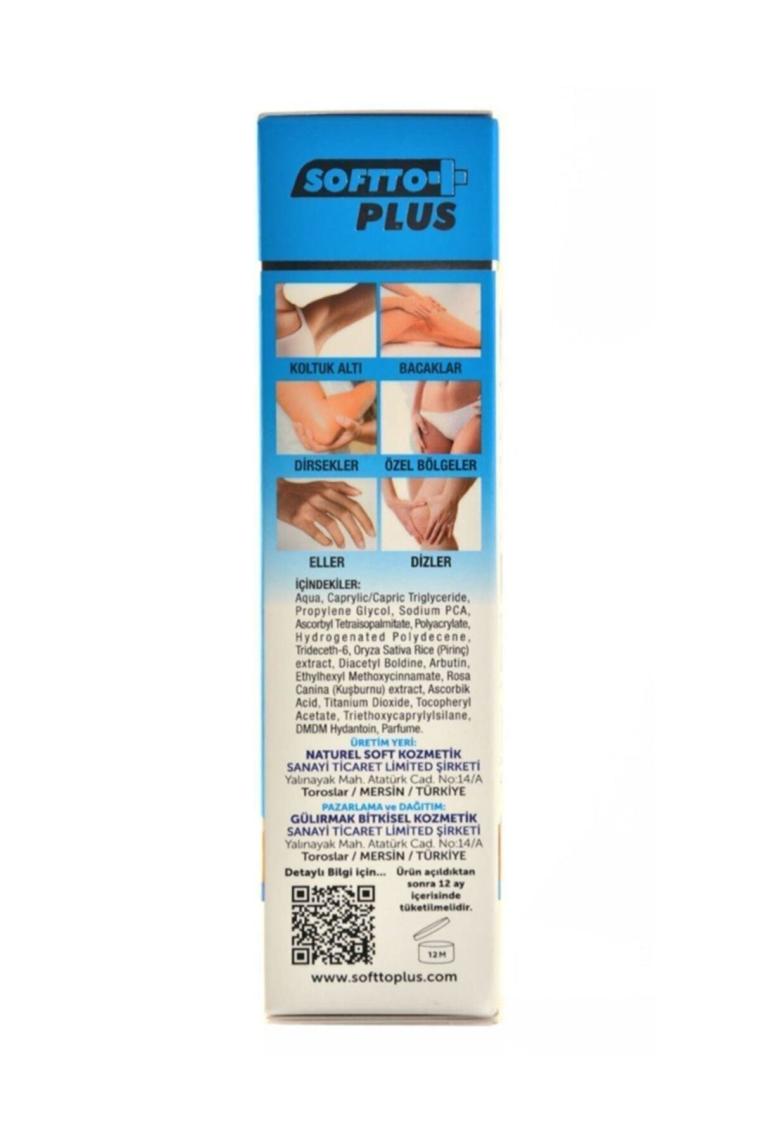 Softto Plus Pirinç Özlü Beyazlaştırıcı Krem