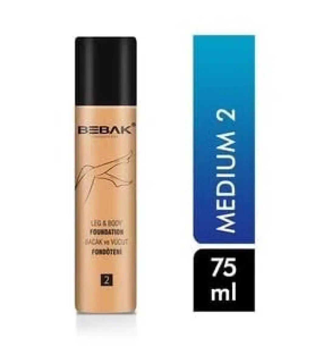 Bebak Bacak Fondöteni Medium Orta 2 Numara 75 ml