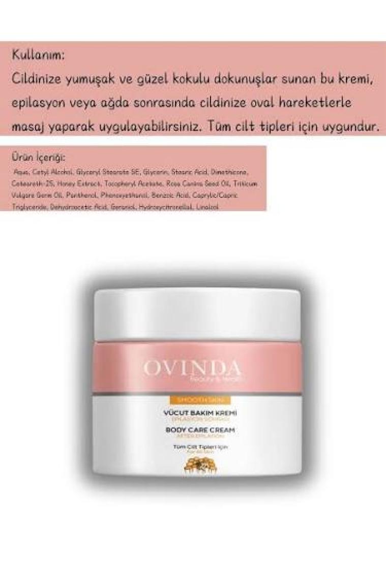 Ovinda Vücut Bakım Kremi Epilasyon Sonrası Batık Bakım 100 ml