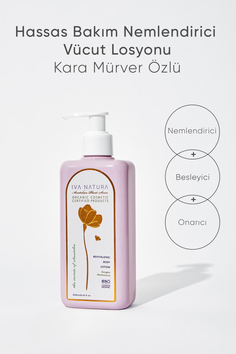 Hassas Bakım Nemlendirici Vücut Losyonu Kara Mürver Bitki Özlü 250ml