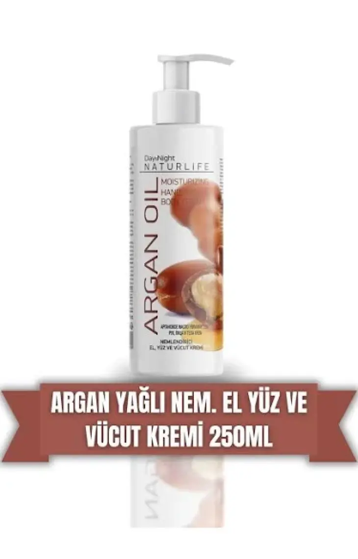 Naturlife Argan Yağlı El Yüz ve Vücut Kremi 250ml