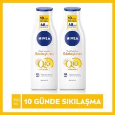NIVEA Sıkılaştırıcı Vücut Losyonu 250 ml X2 Adet Q10,vitamin C,48 Saat Nemlendirme,10 Günde Sıkılaş