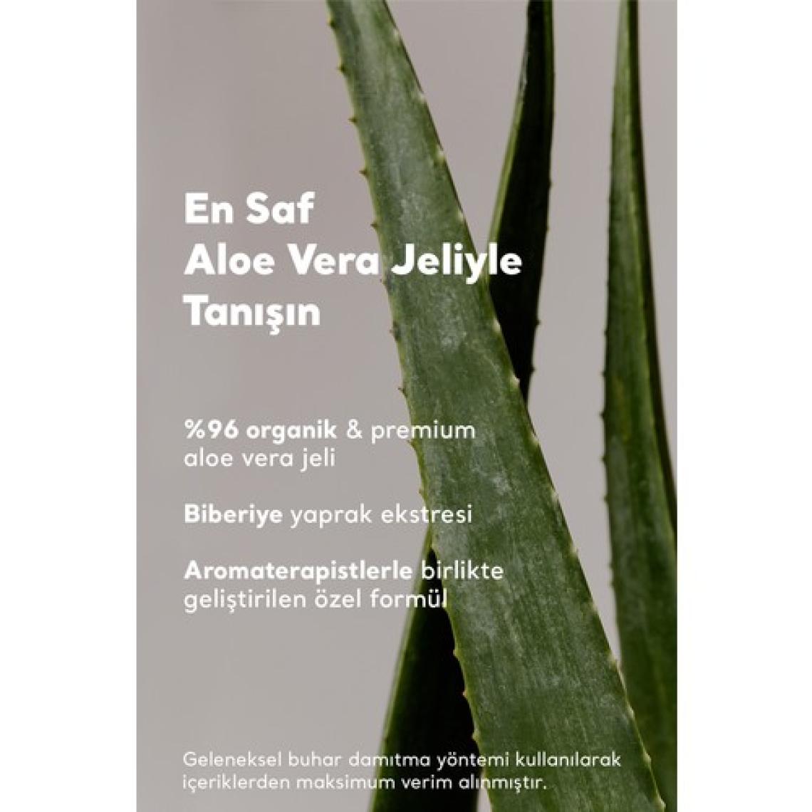 Aromatica Organic / Soothing Aloe Vera Gel 180ml - Vegan Organik Aloe Vera Jeli