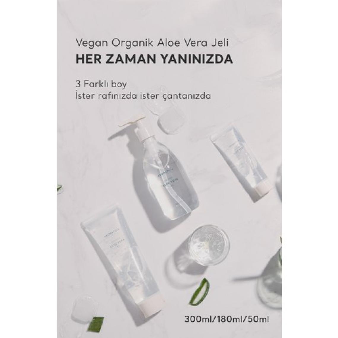 Aromatica Organic / Soothing Aloe Vera Gel 180ml - Vegan Organik Aloe Vera Jeli