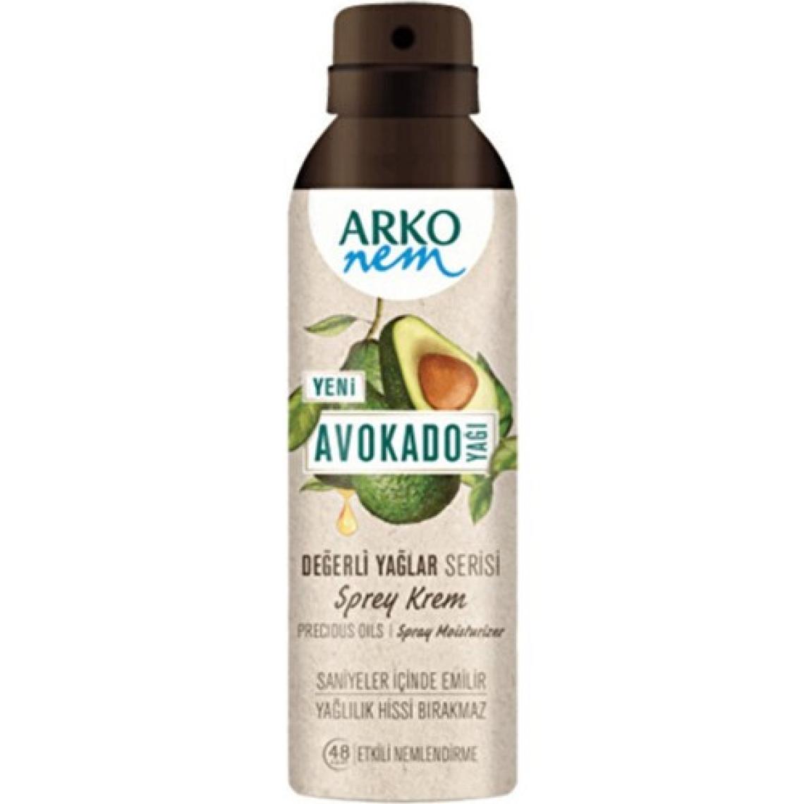Arko Nem Değerli Yağlar Avokado Sprey Krem 150 ml