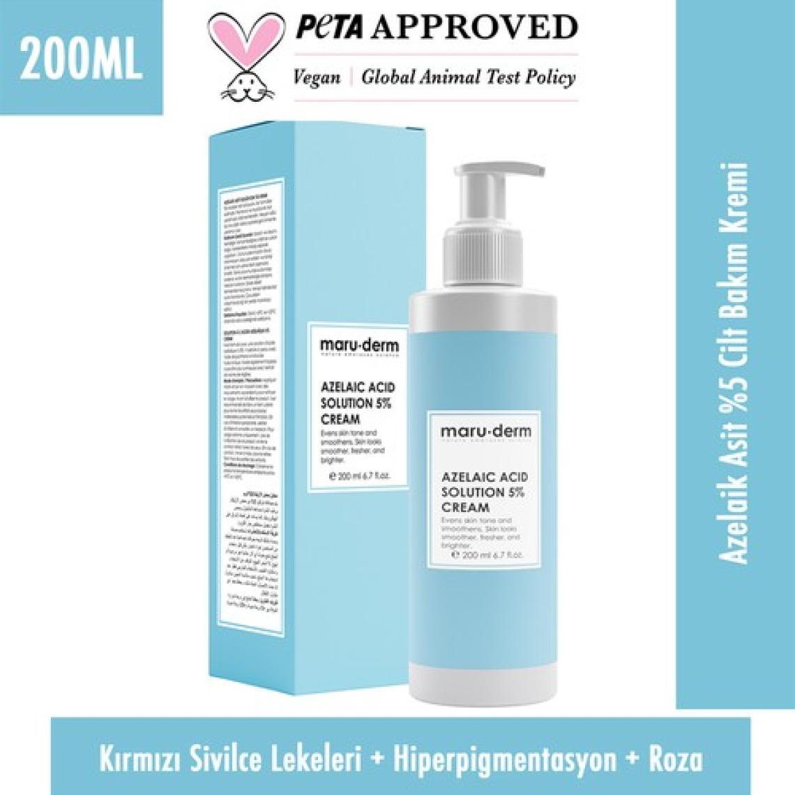 Maru.Derm Maruderm Azelaik Asit %5 Cilt Bakım Kremi 200 ml