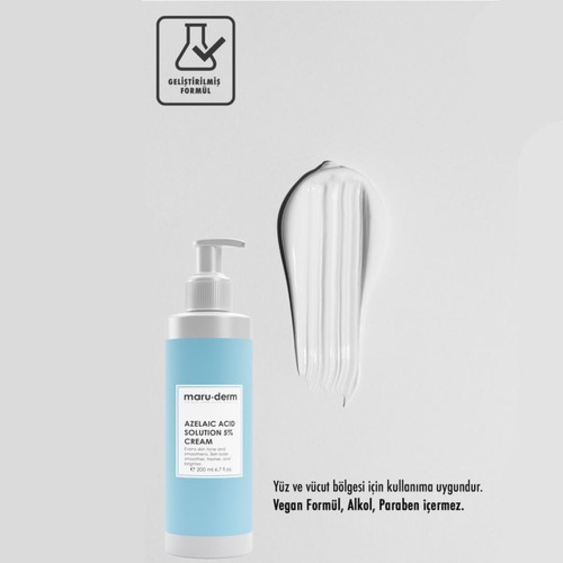 Maru.Derm Maruderm Azelaik Asit %5 Cilt Bakım Kremi 200 ml