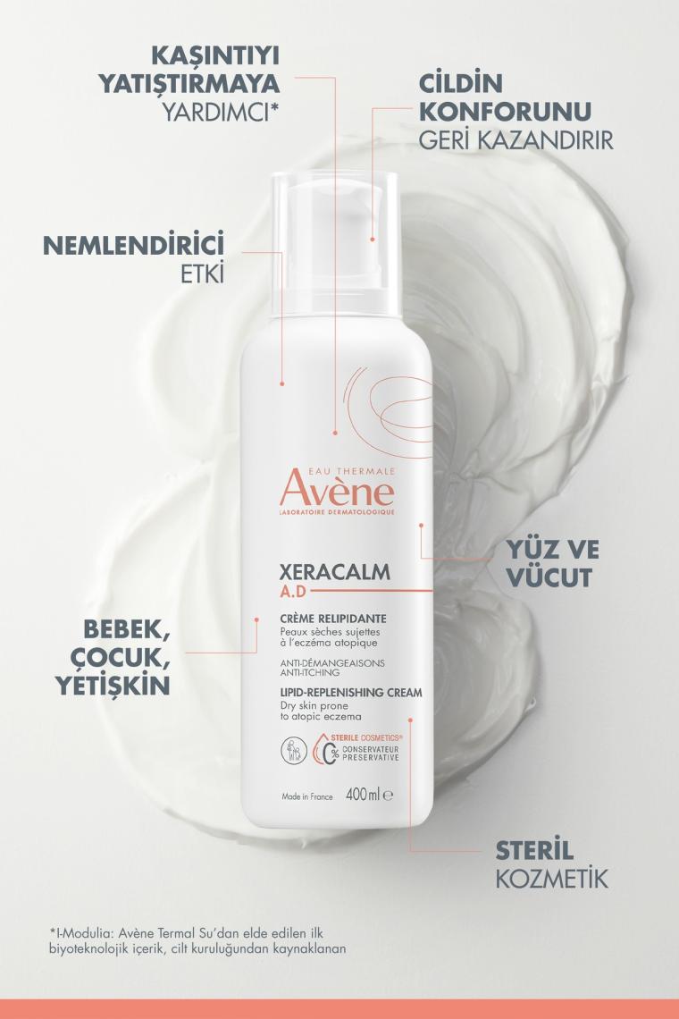 Avene Xeracalm A.D Creme Relipidante Cilt Yatıştırıcı Krem 400 ml