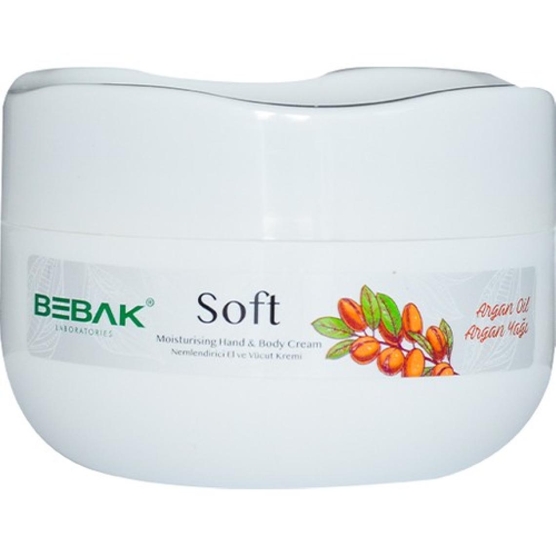 Bebak Argan Yağı Soft Nemlendirici Bakım Kremi Kavanoz 300 ml