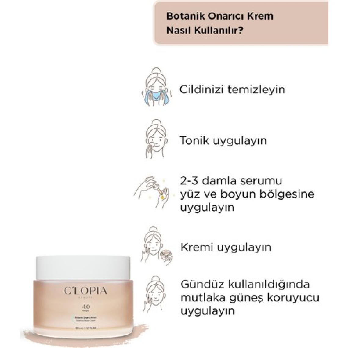 C'LOPIA BEAUTY 4.0 Anti-Aging Botanik Onarıcı Krem