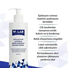 W-Lab Kozmetik Epilasyon Sonrası Nemlendirici Bakım Kremi 200 ml