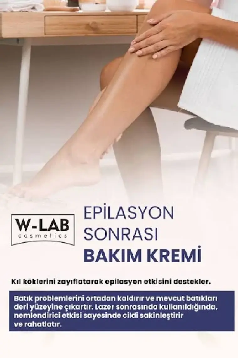 W-Lab Kozmetik Epilasyon Sonrası Nemlendirici Bakım Kremi 200 ml