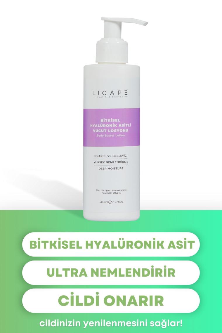 Licape Bitkisel Hyaluronik Asitli Vücut Losyonu 200ml