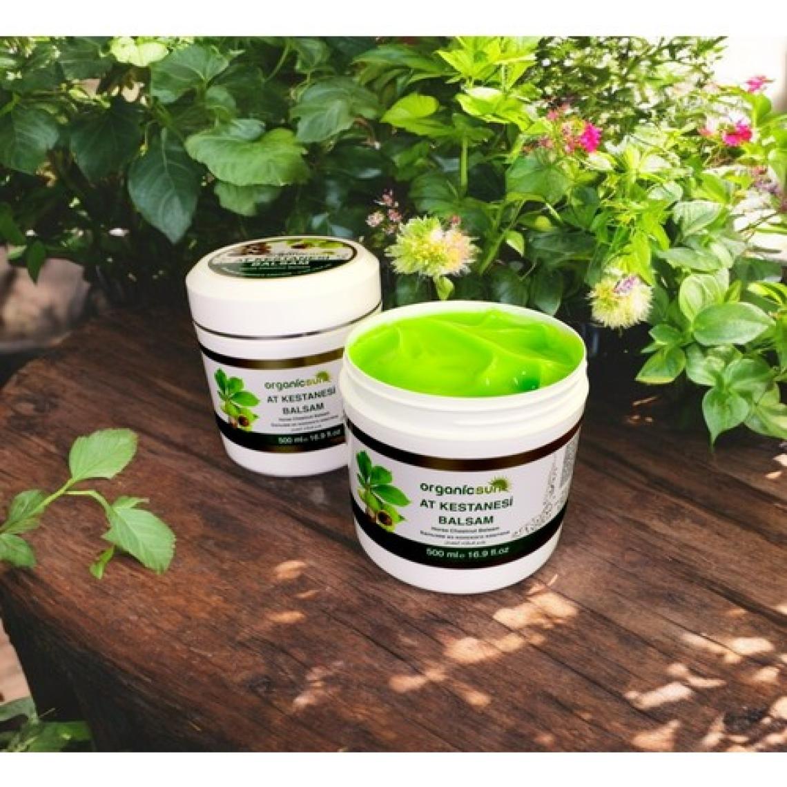 Organicsun At Kestanesi Balsamı 500 ml x 3 Adet Jeli Besleyici Masaj Krem
