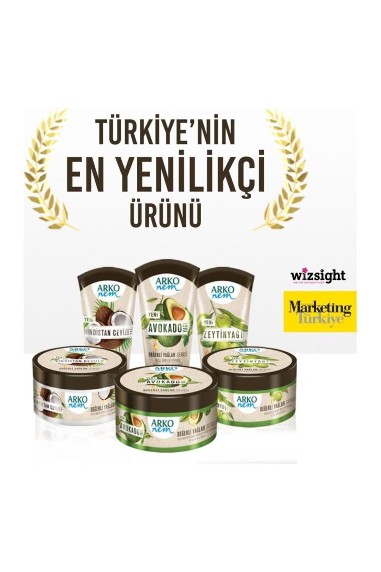 Arko Nem Değerli Yağlar Avokado Yağlı Nemlendirici Krem 250 ml & 60 ml