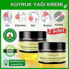 Hanzade Bitkisel Kuyruk Yağlı & Bamya Tohumu Yağı Masaj Kremi 100 Ml X 2 Adet