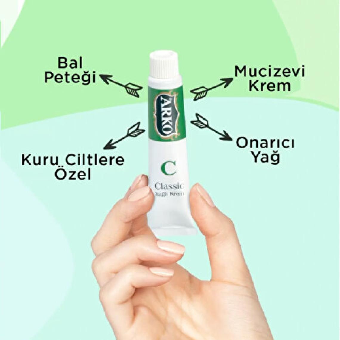 Arko Klasik Yağlı Krem 20 cc 8'li Set