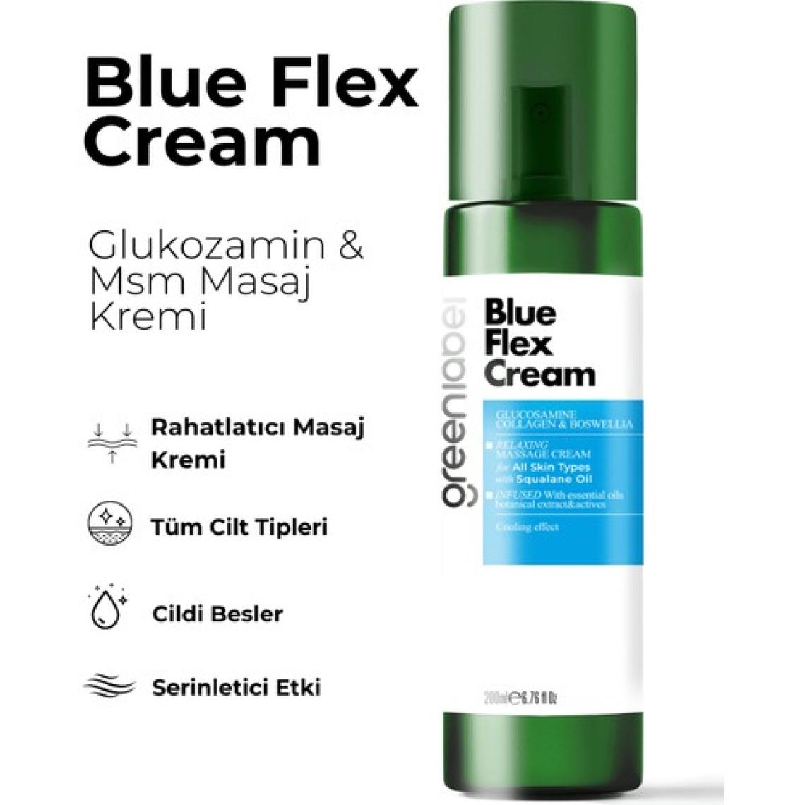Green Label Köpek Balığı Kıkırdağı Glukozamin Glucosamine Msm Vücut Jeli Kremi 200 ml