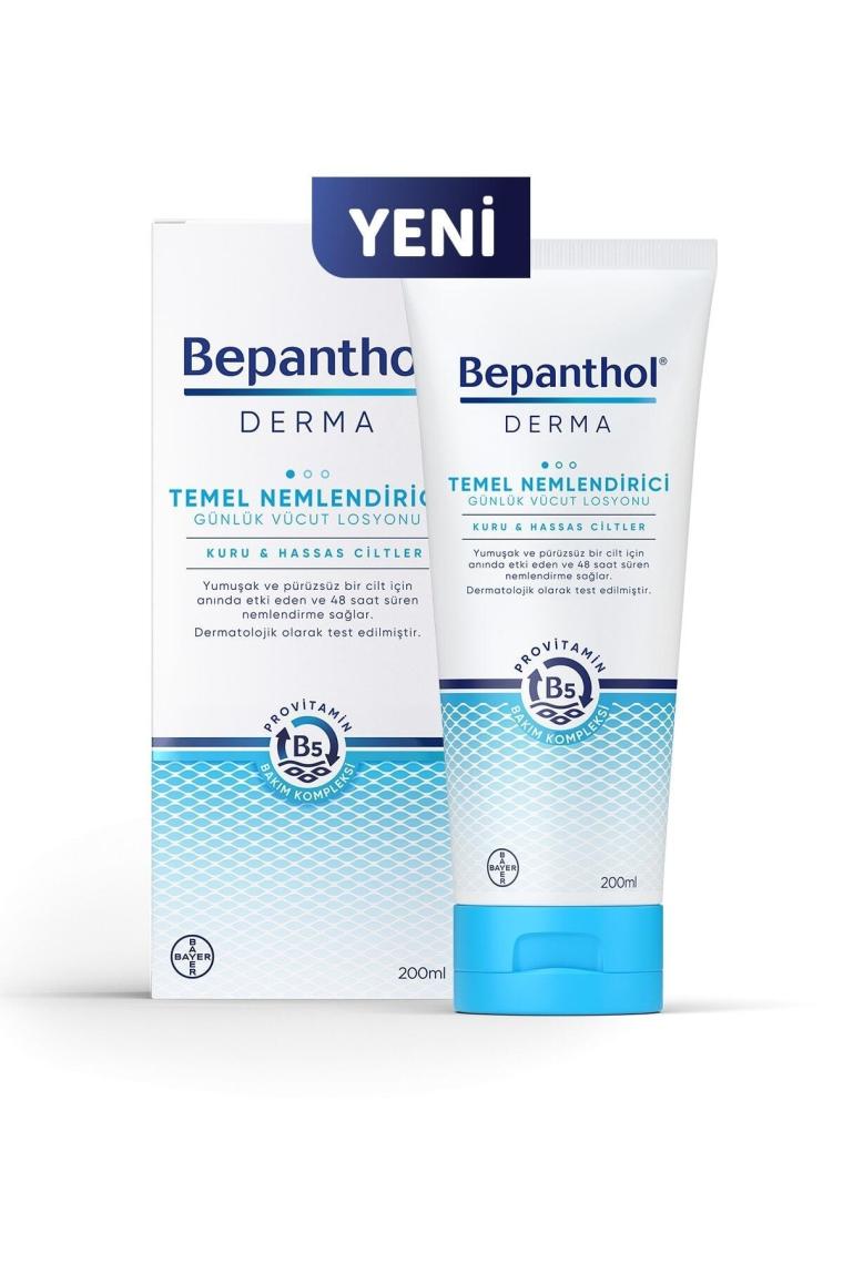 Bepanthol Derma Temel Nemlendirici Günlük Vücut Losyonu 200 ml