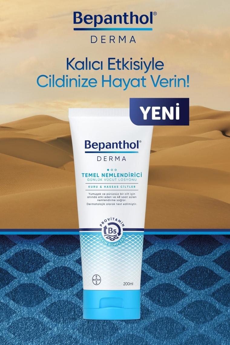 Bepanthol Derma Temel Nemlendirici Günlük Vücut Losyonu 200 ml