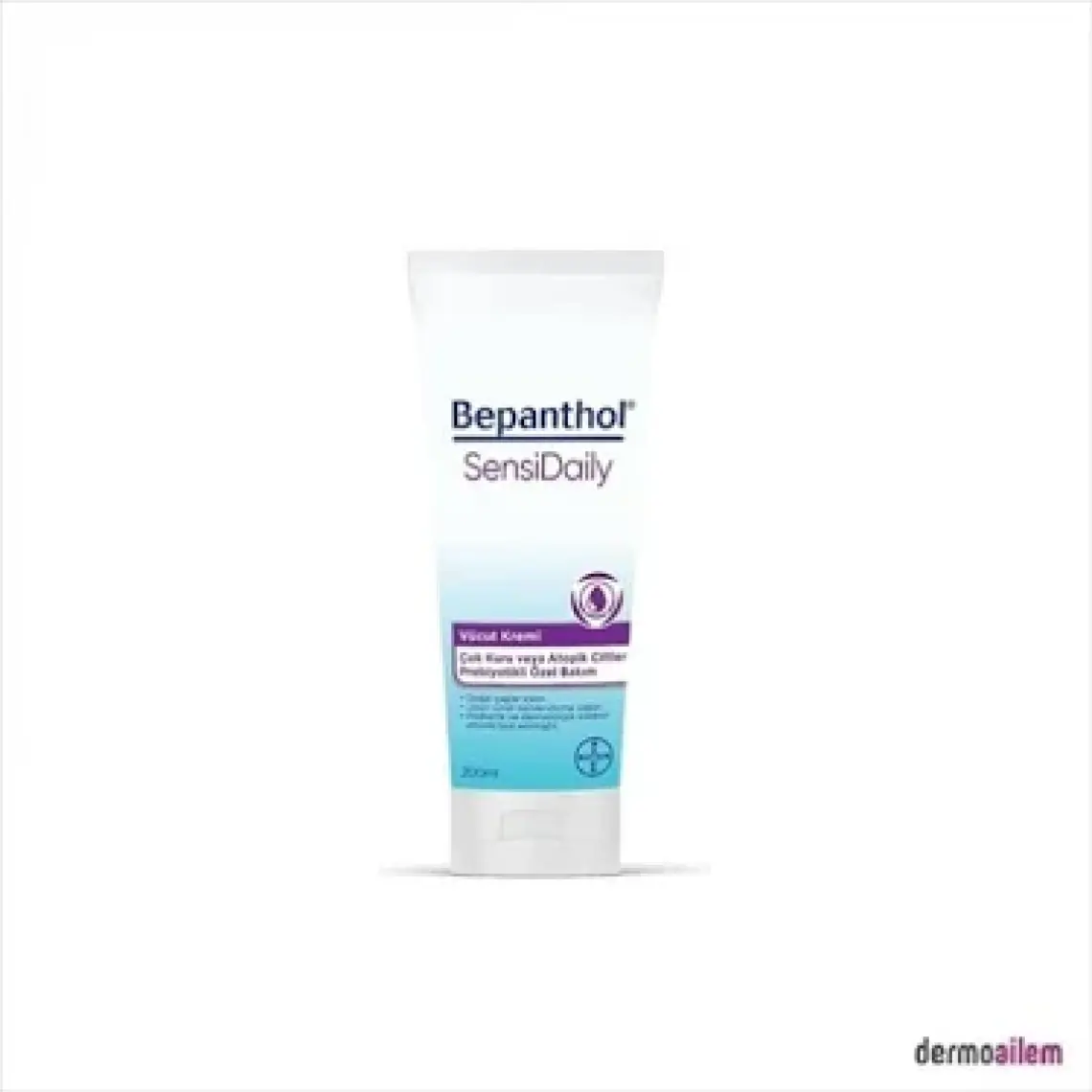 Sensidaily 200 ml Günlük Vücut Bakım Kremi - Çok Kuru ve Atopik Ciltler, Günlük Yoğun Nemlendirici