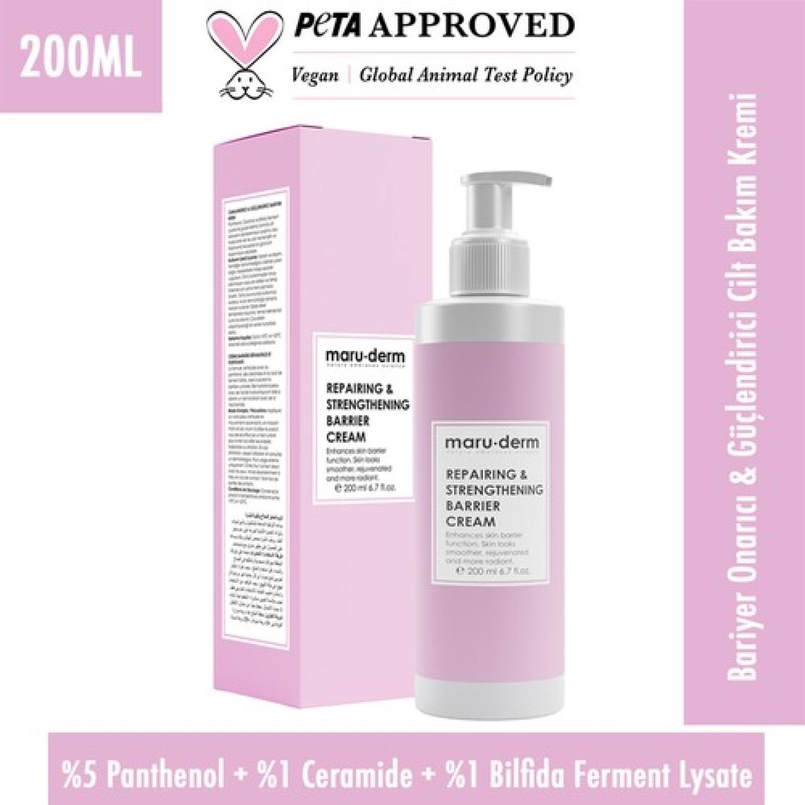 Maru.derm Bariyer Onarıcı & Ceramide Cilt Bakım Kremi 200 ml